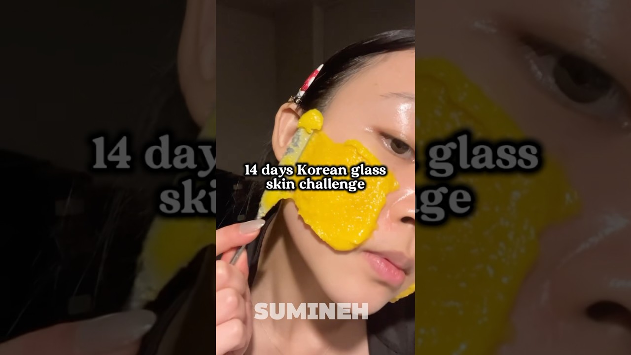 Face mask for clear, bright, and glowing skin.âšïž #glassskin #skincare #korean #shortfeed ##foryou