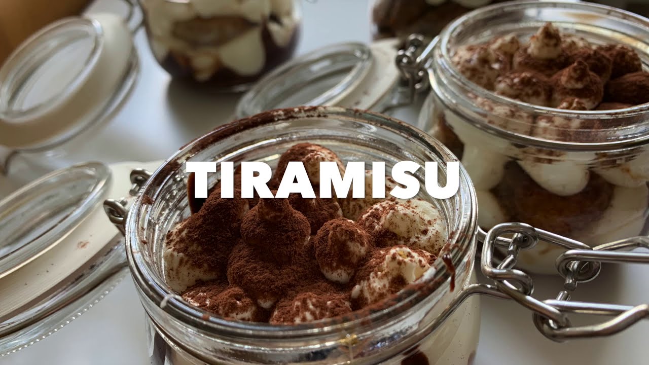 Tiramsu jar cake recipe/ Tiramisu u teglici recept YouTube
