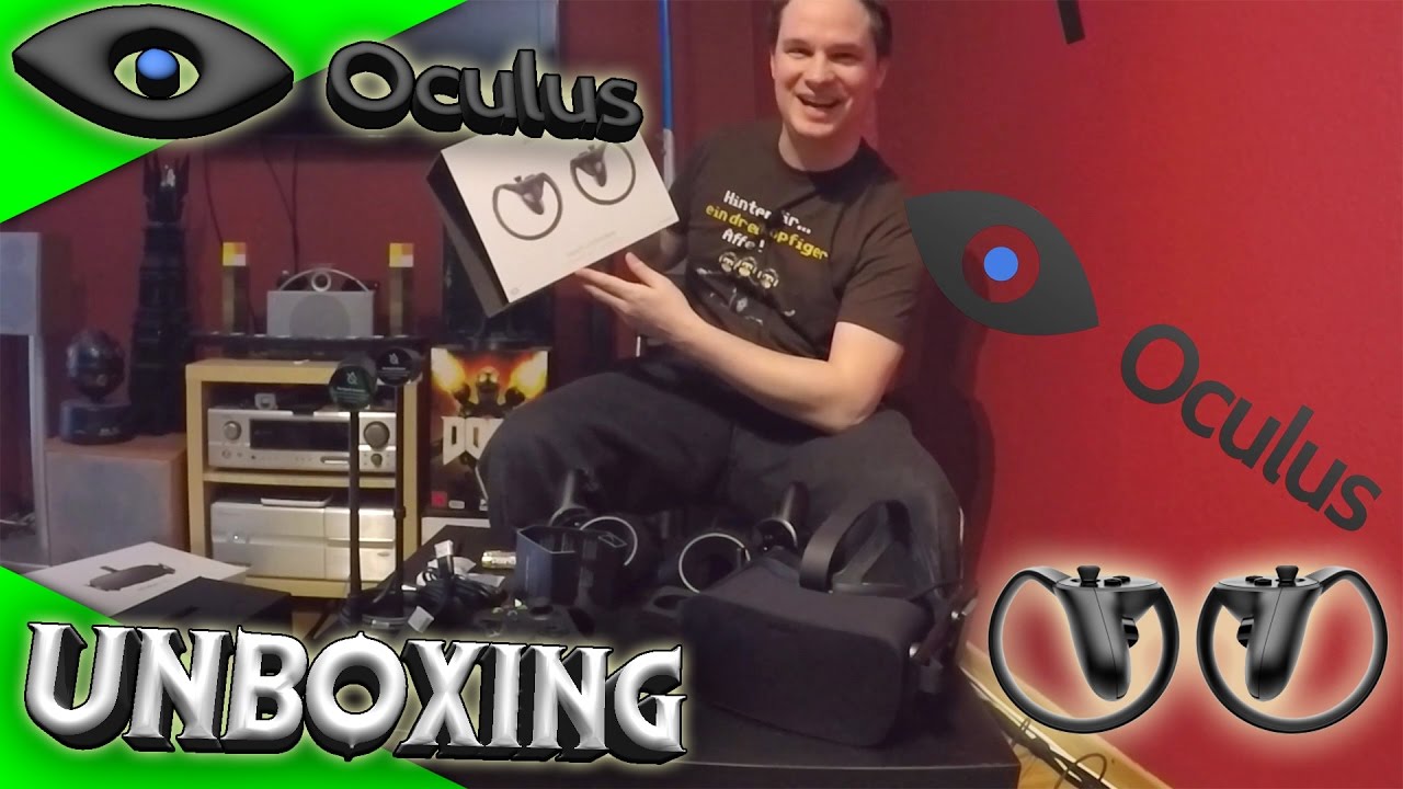 Unboxing Oculus Rift + Oculus Touch deutsch [German][Virtual Reality][VR]
