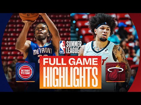 PISTONS vs HEAT | LAS VEGAS SUMMER LEAGUE | FULL GAME HIGHLIGHTS | July 17, 2026