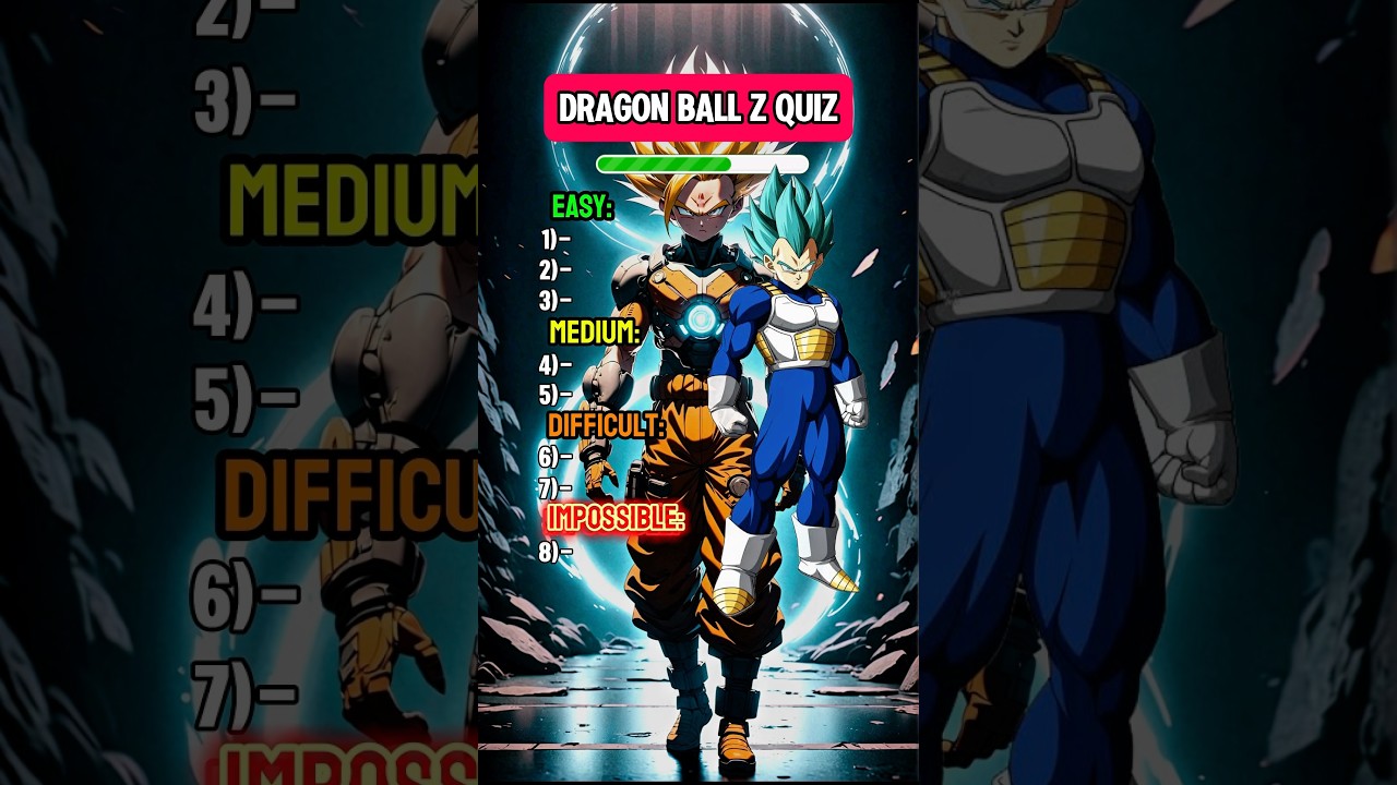 Can You Name These Iconic Dragon Ball Z Characters? 🤔 