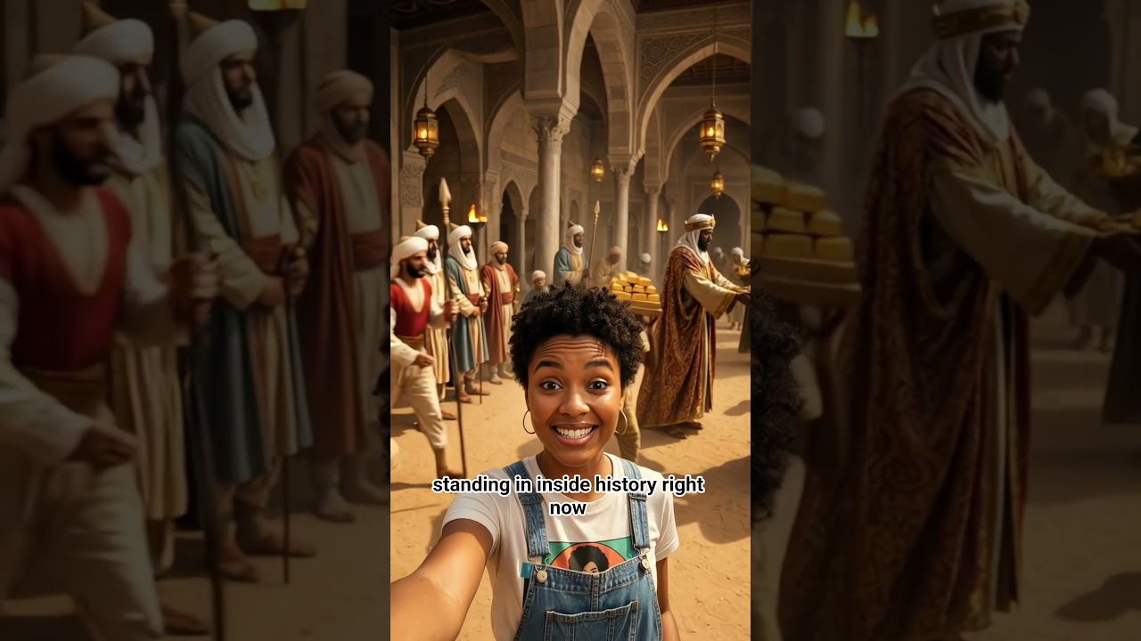 I Met the RICHEST Man in History! (Mansa Musa 1324) 💰🌍#timetravel #documentary #pov #historydispatch