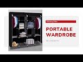 Portable wardrobe  sku 90329775  saleyee dropshipping unboxing