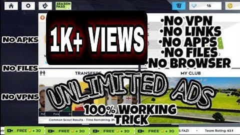 HOW TO GET UNLIMITED ADS IN DLS 21 | NO APKS, VPN, BROWSER, FILES ETC| 100% WORKING TRICK | DLS FAZI