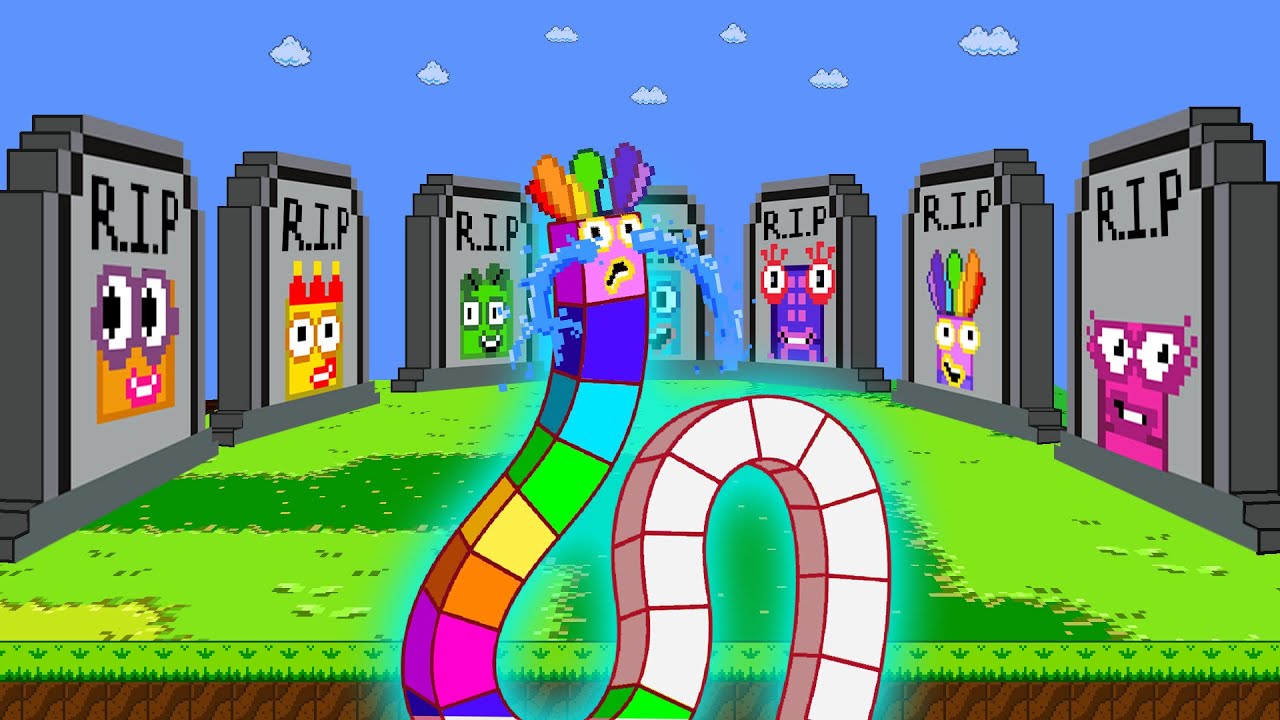 Number Snake R.I.P All Team Block 1 to 10 | Very Sad Story