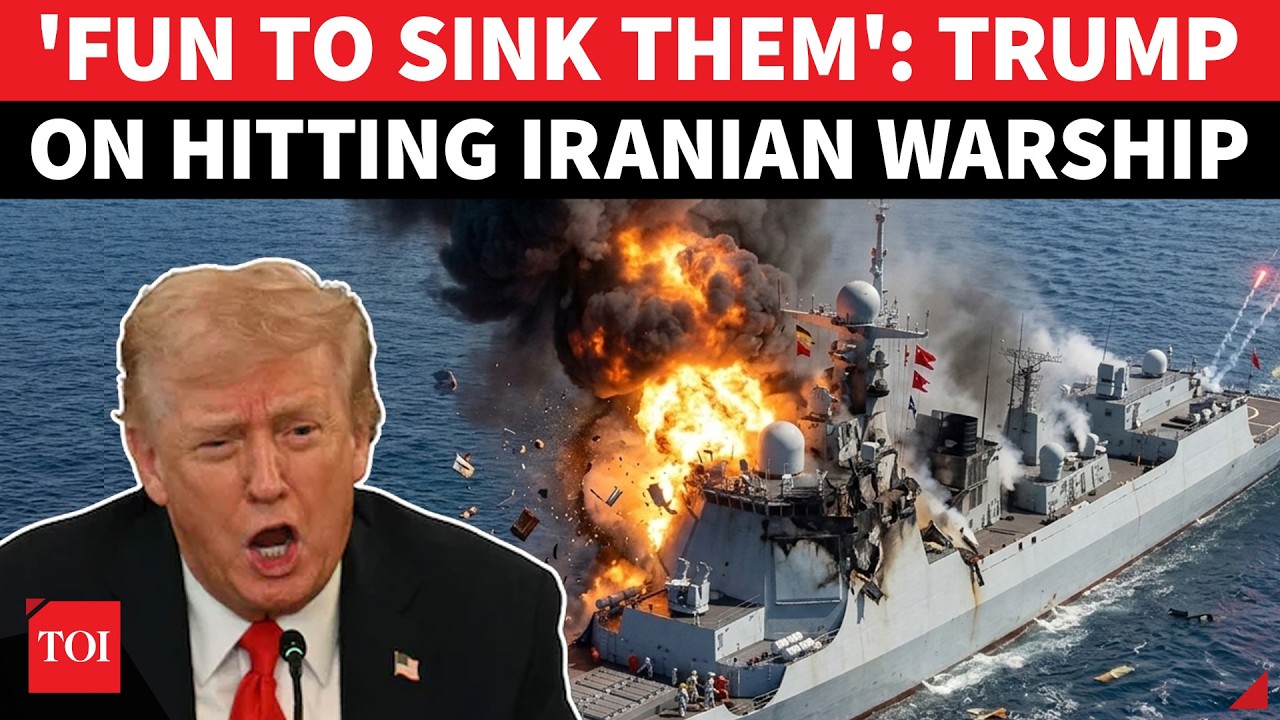 'Why Capture? More Fun Sinking Them': Trump Mocks Iranian Sailors Killed In Warship Attack