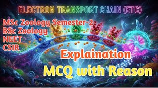 Electron Transport Chain (ETC) /Oxidative Phosphorylation /NEET, UPSC, BPSC/MSc Zoology/Semester-2