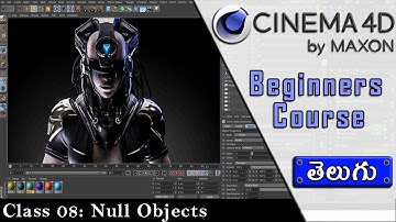 Null object in Cinema4D [ TELUGU ] || C4d Tutorials for Beginners || Lucky Studios
