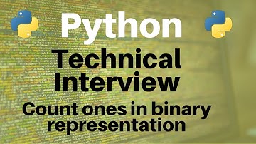 Technical Interview: Count ones in binary representation