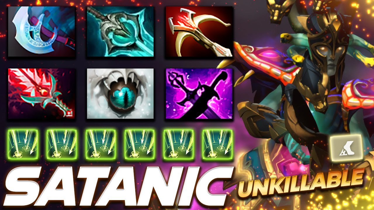Unkillable Force Satanic Medusa Unkillable Force - Dota 2 Pro Gameplay [Watch & Learn ...