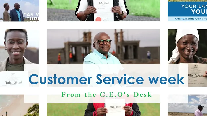 Customer Service week (Word from the C.E.O)