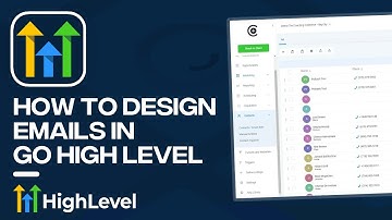 GoHighLevel Email Builder Overview - How to Design Emails in Go High Level (Tutorial)
