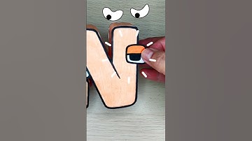 Paper Alphabet Lore MNOP | Eyes #shorts