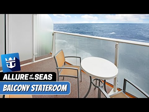 Allure of the Seas Ultra Spacious Ocean View Balcony walkthrough tour