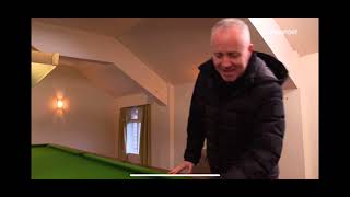 Alan McManus + John Higgins visit Fred Davis’ old practice room