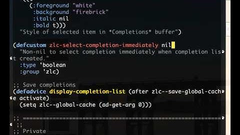 zlc.el - zsh like completion for emacs