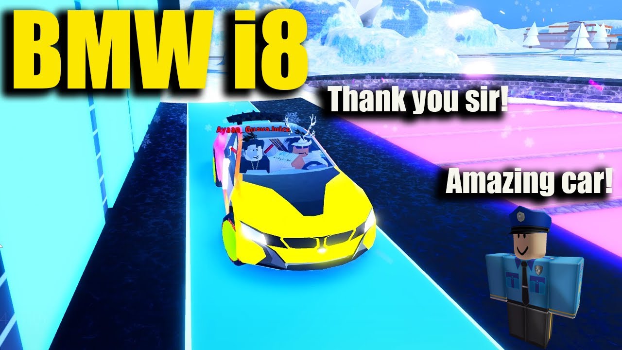 Grinding levels to get the BMW i8! | Roblox Jailbreak - YouTube