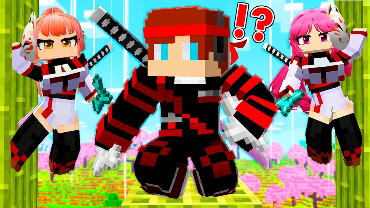 TJ Become NINJA Met 2 SPY GIRL in SAMURAI VILLAGE!? Can JJ ESCAPE