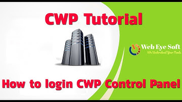 How to login CWP control panel | CWP Tutorial