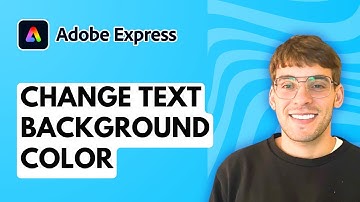 How to Change Text Background Color in Adobe Express [2025 Guide]