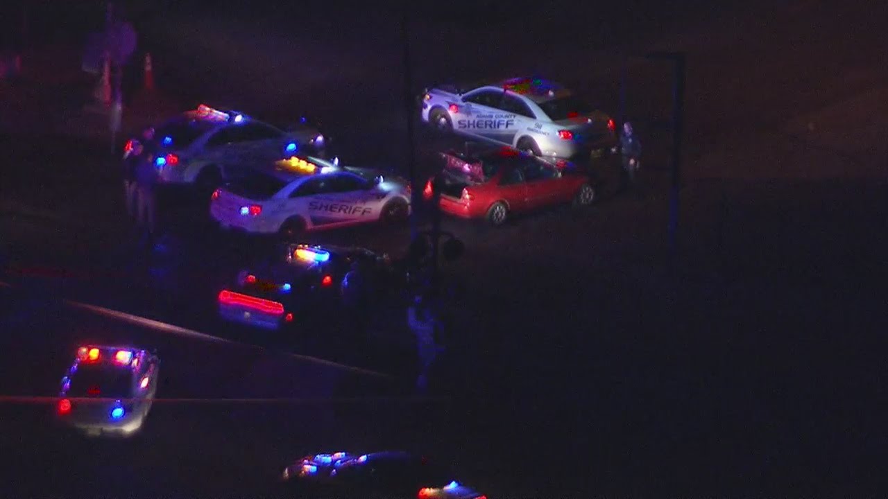 Raw video: Police chase down I-25 ends in north Denver - YouTube