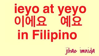 Korean Grammar In Filipino Jihae Imnida