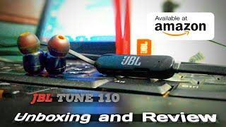 JBL TUNE 110 bt Bluetooth Earphone Unboxing and Review | Technical Panditji.