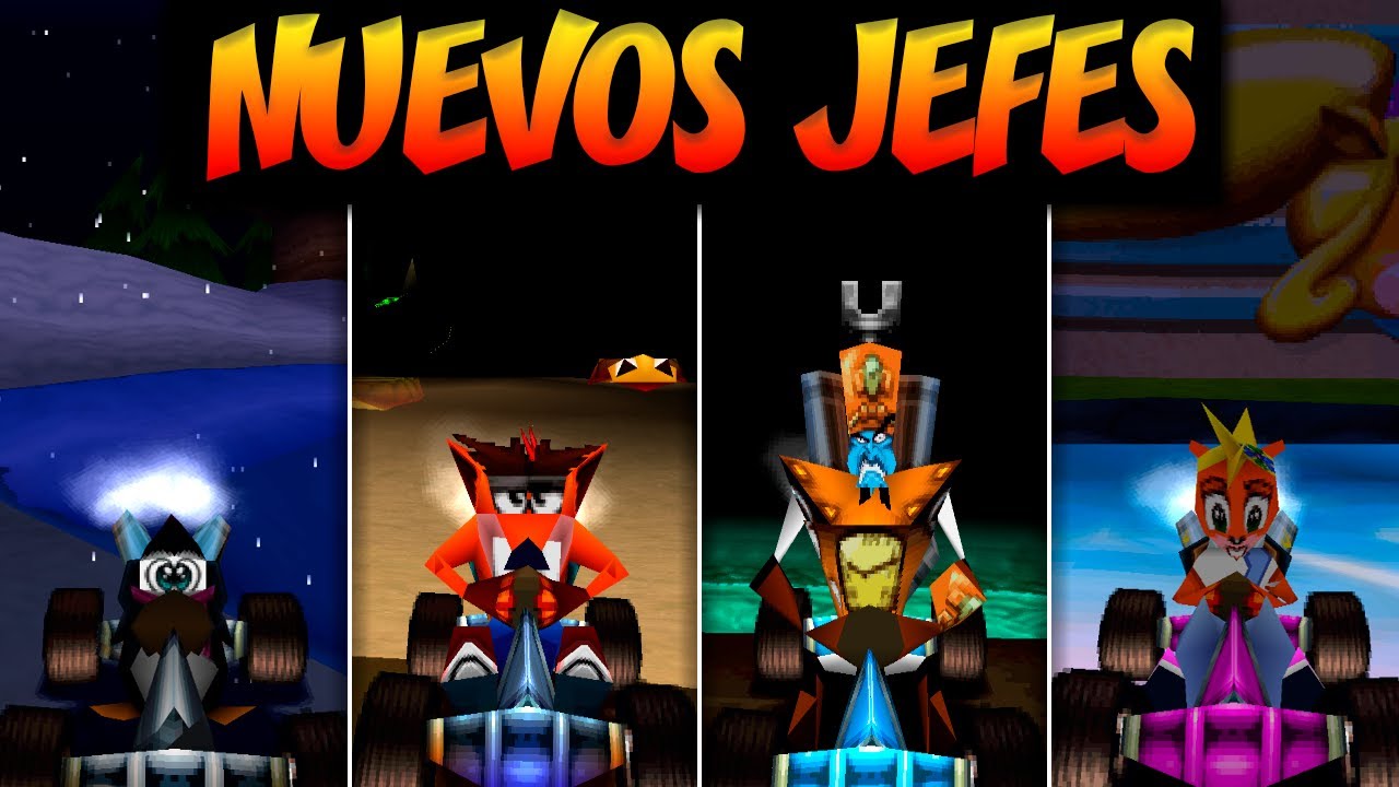 Los NUEVOS BOSSES OCULTOS INSANOS de Crash Team Racing D: