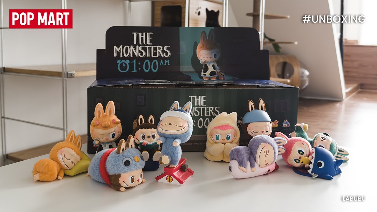 POP MART LABUBU 1:00 A.M. Full Set Unboxing