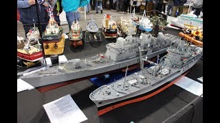 London Model Engineering Exhibition - Model Warship Display