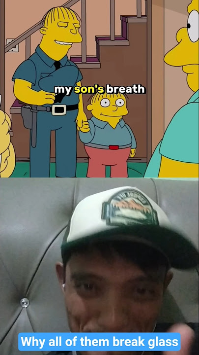 Why all of them break glass 🍻🔥 #thesimpsons #simpsons #cartoon #trythatinasmalltown