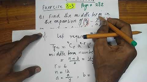 Important Questions of Ex  8.3  Chapter  8  MATHEMATICAL INDUCTION AND BINOMIAL THEOREM  Class 11