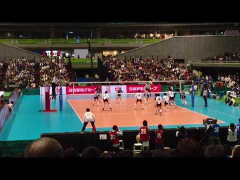 春高バレー 女子 準決勝 金蘭会-就実