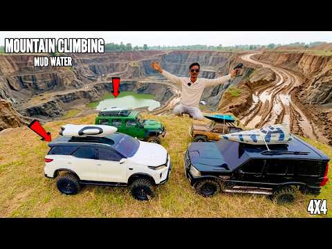 Rc Scorpio & Fortuner Mountain Climbing 4x4 Test