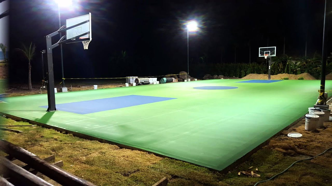 Laykold Masters 8 Basketball Court in Panama YouTube