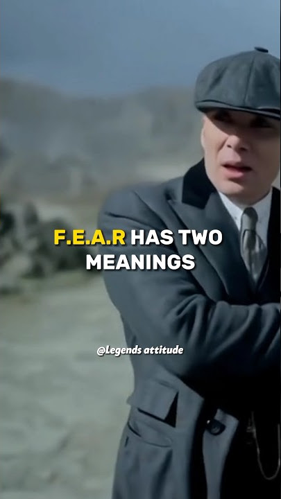 FEAR HAS TWO MEANINGS 😈🔥~ Thomas Shelby 😎🔥~ Attitude status 🔥~ peaky blinders whatsApp status🔥