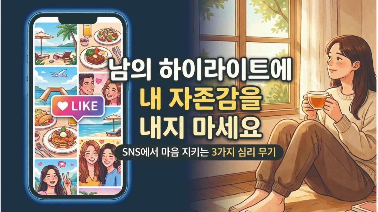 SNS에서 마음 지키는 3가지 무기