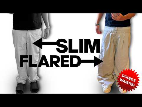De SKINNY a FLARED DOUBLE WAIST (TUTORIAL)