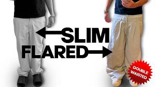 De SKINNY a FLARED DOUBLE WAIST (TUTORIAL)