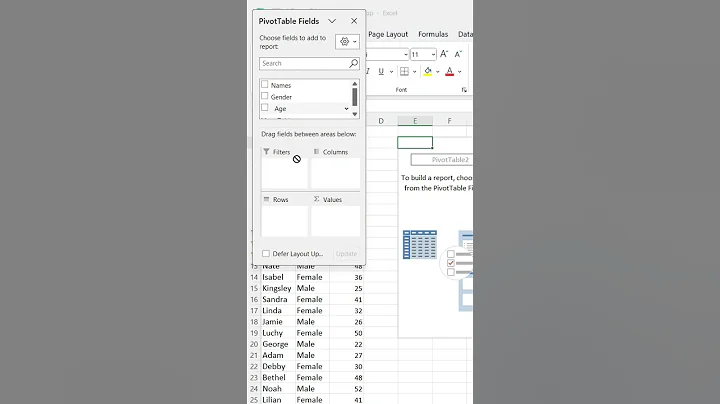 How to Group Ages in Pivot Table Easily!!!