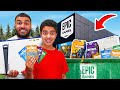 We Went Dumpster Diving At EPIC GAMES and Found V-BUCKS! (JACKPOT!!)