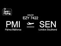 easyJet Airbus A319-111 | Palma Mallorca to London Southend | *FULL FLIGHT*