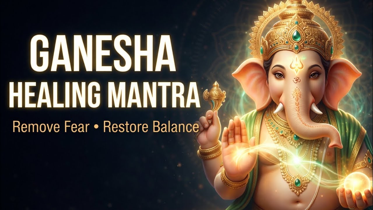 GANESHA HEALING MANTRA 🔱 | Remove Fear & Restore Balance | Powerful Divine Energy