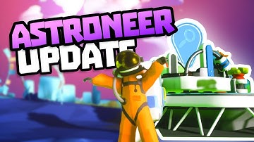 HUGE UPDATE & BUILDING A TOWN IN SPACE - Astroneer Gameplay