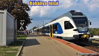 2025.09.06.- A Kőbánya felsőig közlekedő személy (S60, S80), zónázó (Z60) és IR (IR85, IR87) vonatok