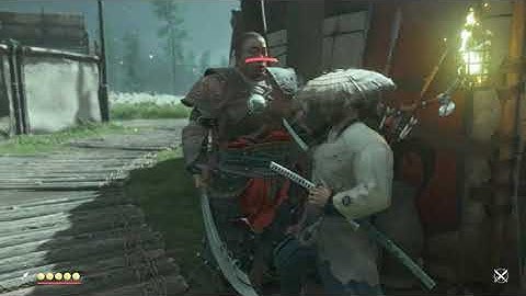 Ghost of Tsushima (PS4) walkthrough -  Burn Down Logging Base