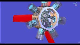 Motor estrella Catia V5