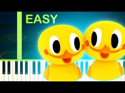 Patitos Cua Cua Cua Song - EASY Piano Tutorial