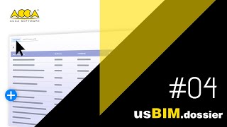 usBIM.dossier complete course - Lesson #04 - How to structure a digital file - ACCA software