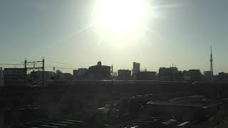 E4系(P12+P17編成)返却回送　田端駅付近